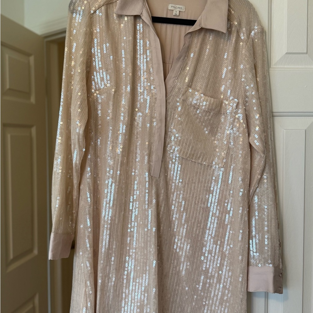 Collared Button Down Stress- Anthropologie